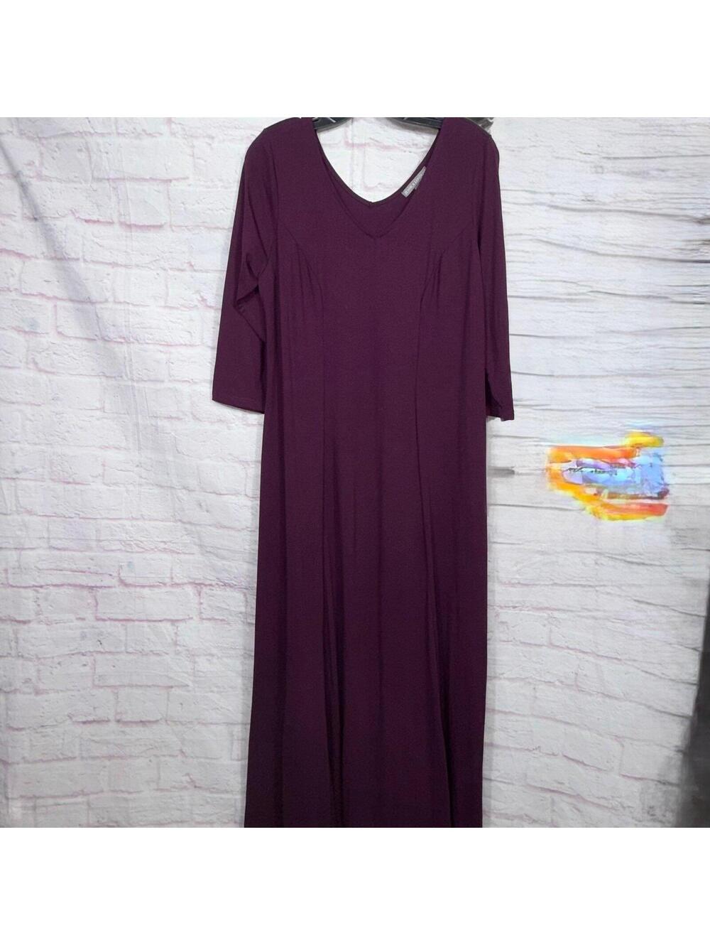 Jessica London Women's Size 14W Purple Maxi Dress